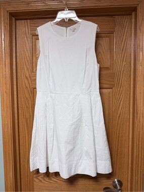 GAP Sleeveless White A-Line Dress